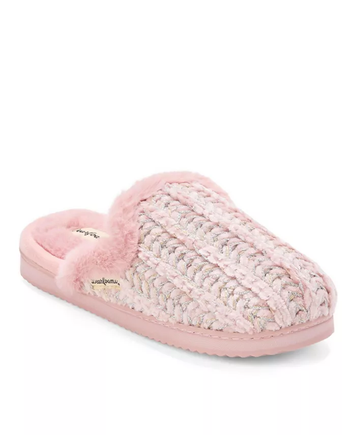 Женские тапочки Paris Chenille с фигурным мыском Dearfoams, розовый