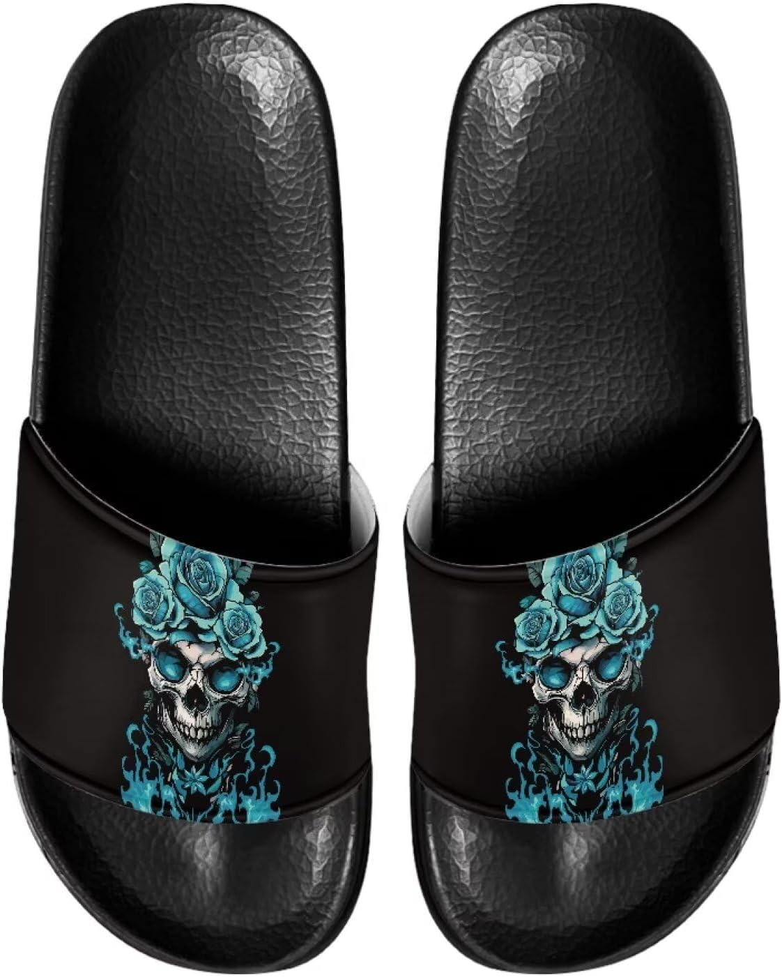 

Унисекс тапочки Mumeson, домашняя обувь, летние нескользящие пляжные сандалии, легкие тапочки для дома и улицы, размеры США 5-11, Skeleton11