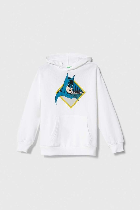 

United Colors of Benetton Детская хлопковая толстовка DC, белый