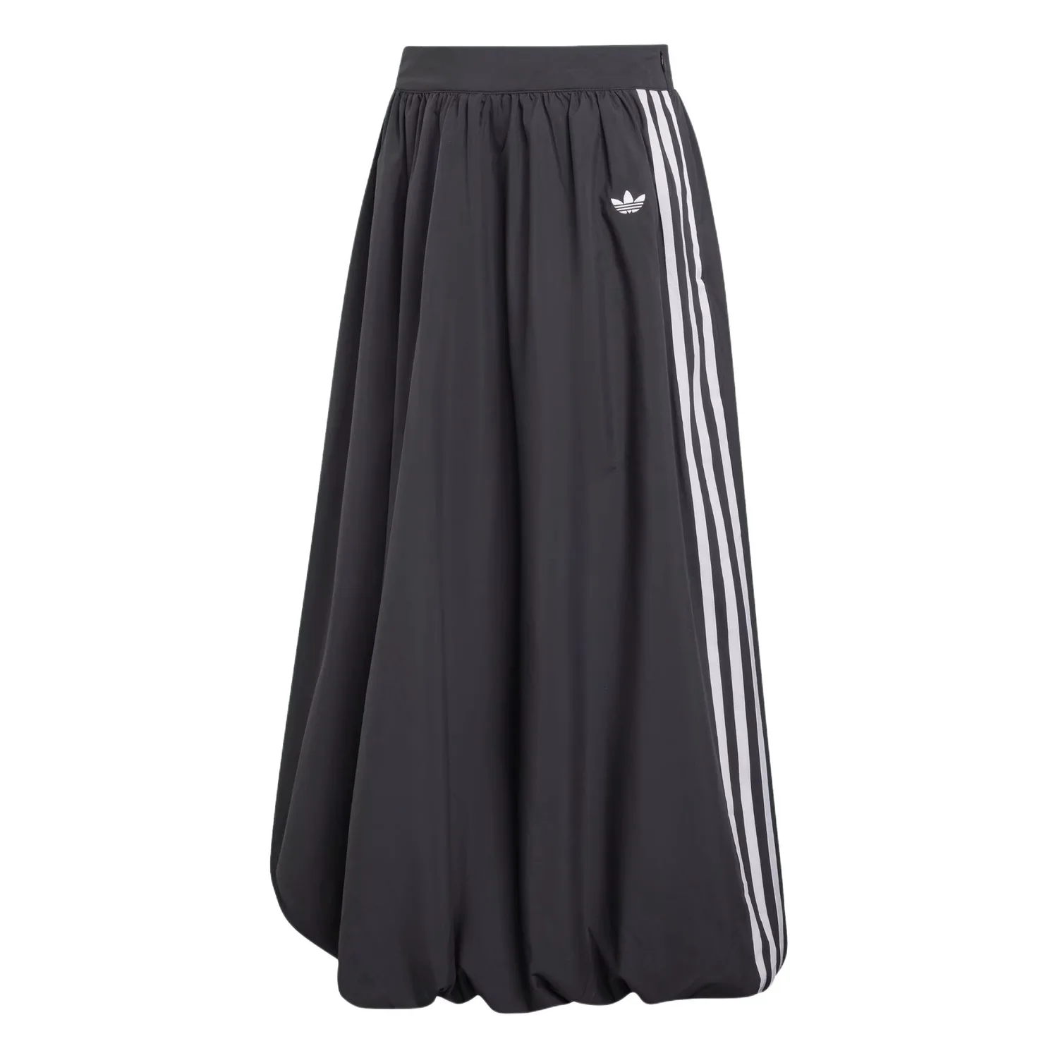 Макси-юбка с полосками Adidas Originals, черный