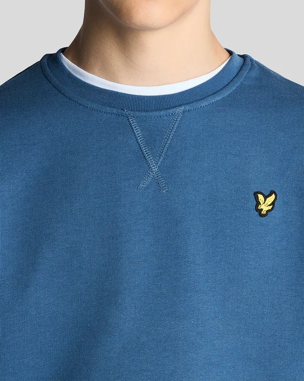 Толстовка с круглым вырезом Lyle & Scott, Dark Cornflower — фото 4