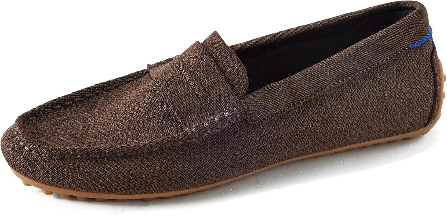 Лоферы The Driving Loafer, Rothy's, коричневая елочка
