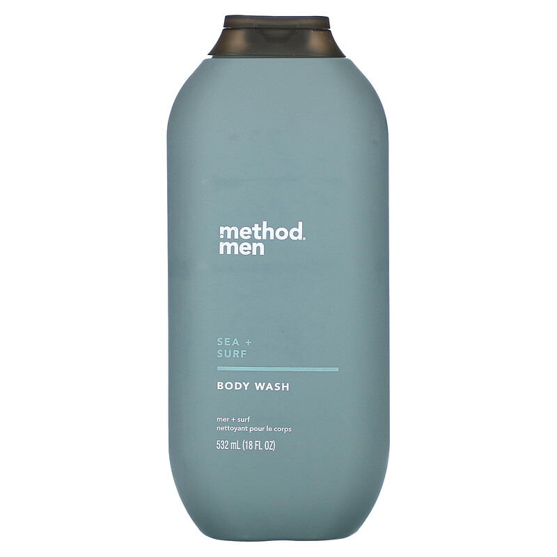 

Method, Для мужчин, гель для душа, море и серфинг, 532 мл (18 жидк. унц.)