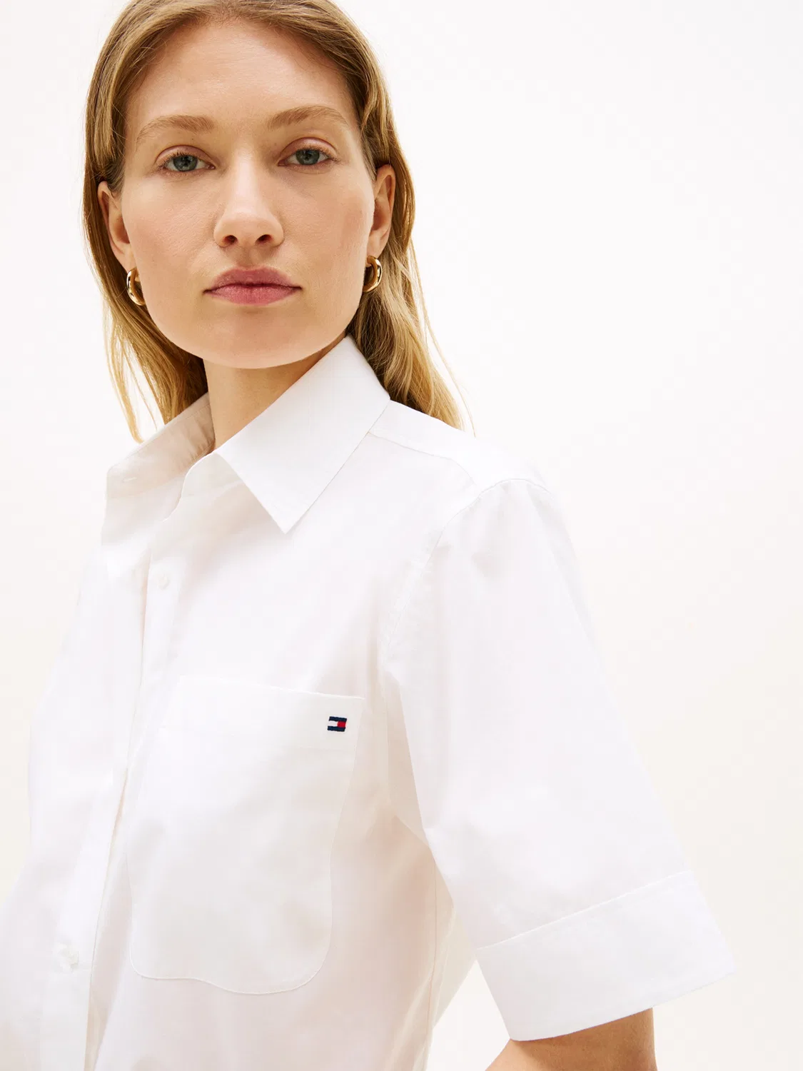 Блузка 'ESS' Tommy Hilfiger, White — фото 2