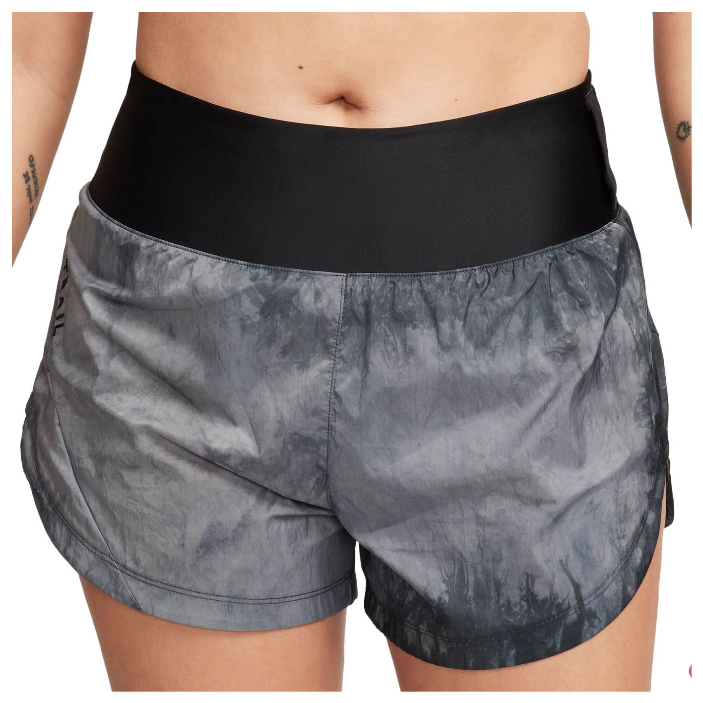 

Шорты для бега Nike Trail Repel Mid-Rise Shorts, цвет Black/Black