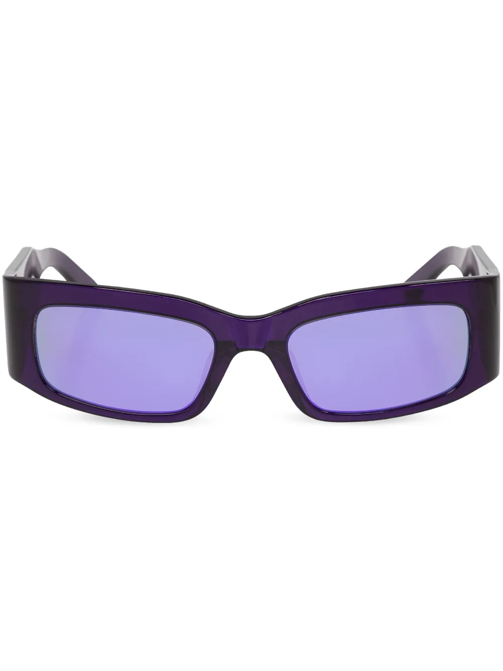 

Солнцезащитные очки в прямоугольной оправе с логотипом Balenciaga Eyewear, фиолетовый