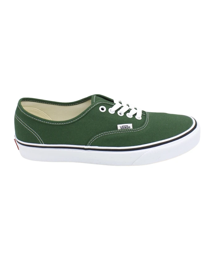 

Кроссовки на шнуровке из парусины с резиновой подошвой Vans, зеленый