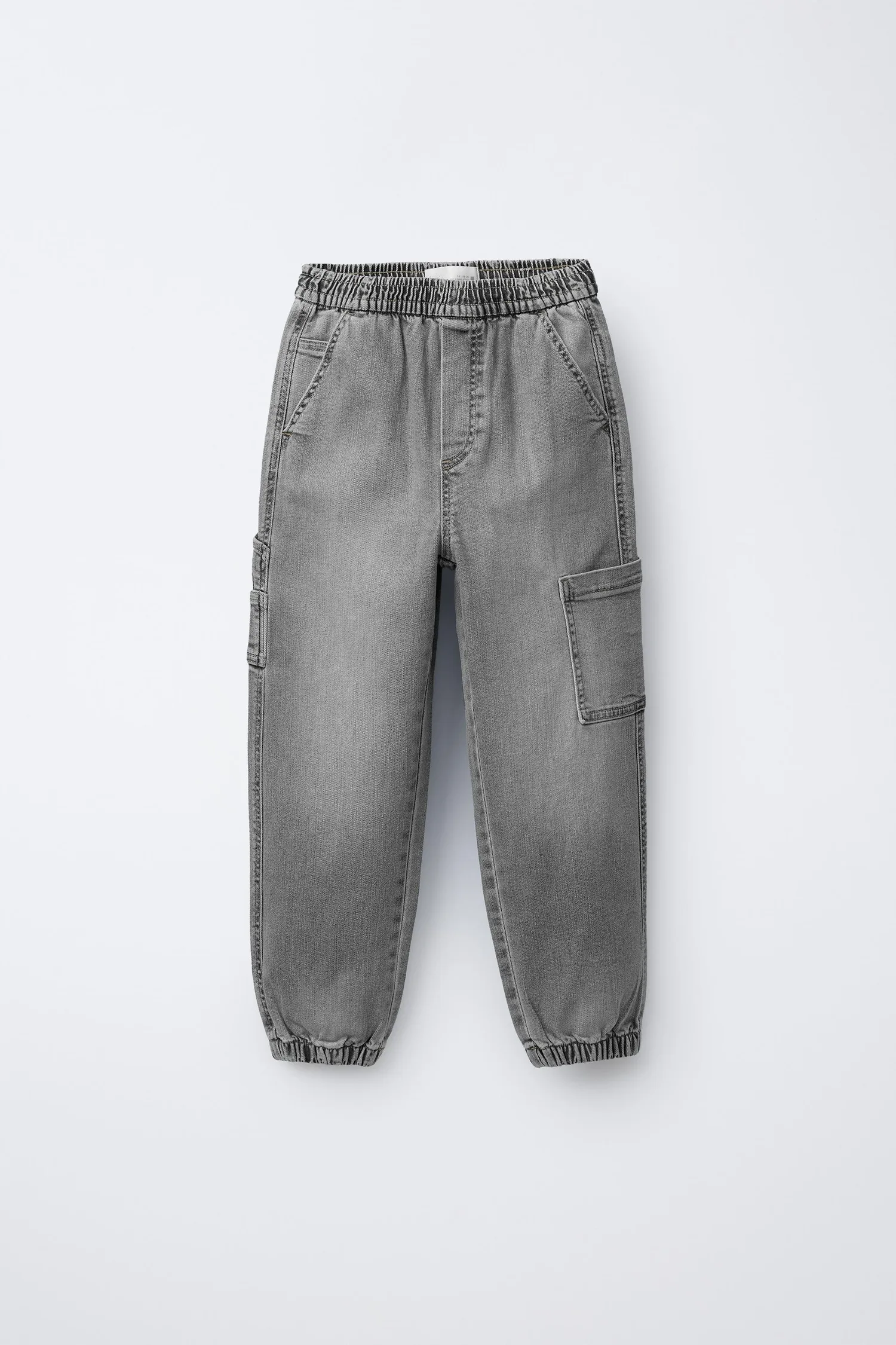 Удобные спортивные джинсы Zara, серый