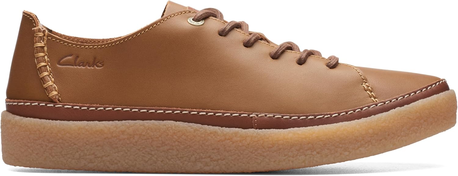 Мужские низкие кроссовки Clarks Oakpark, светло-коричневый — фото 2
