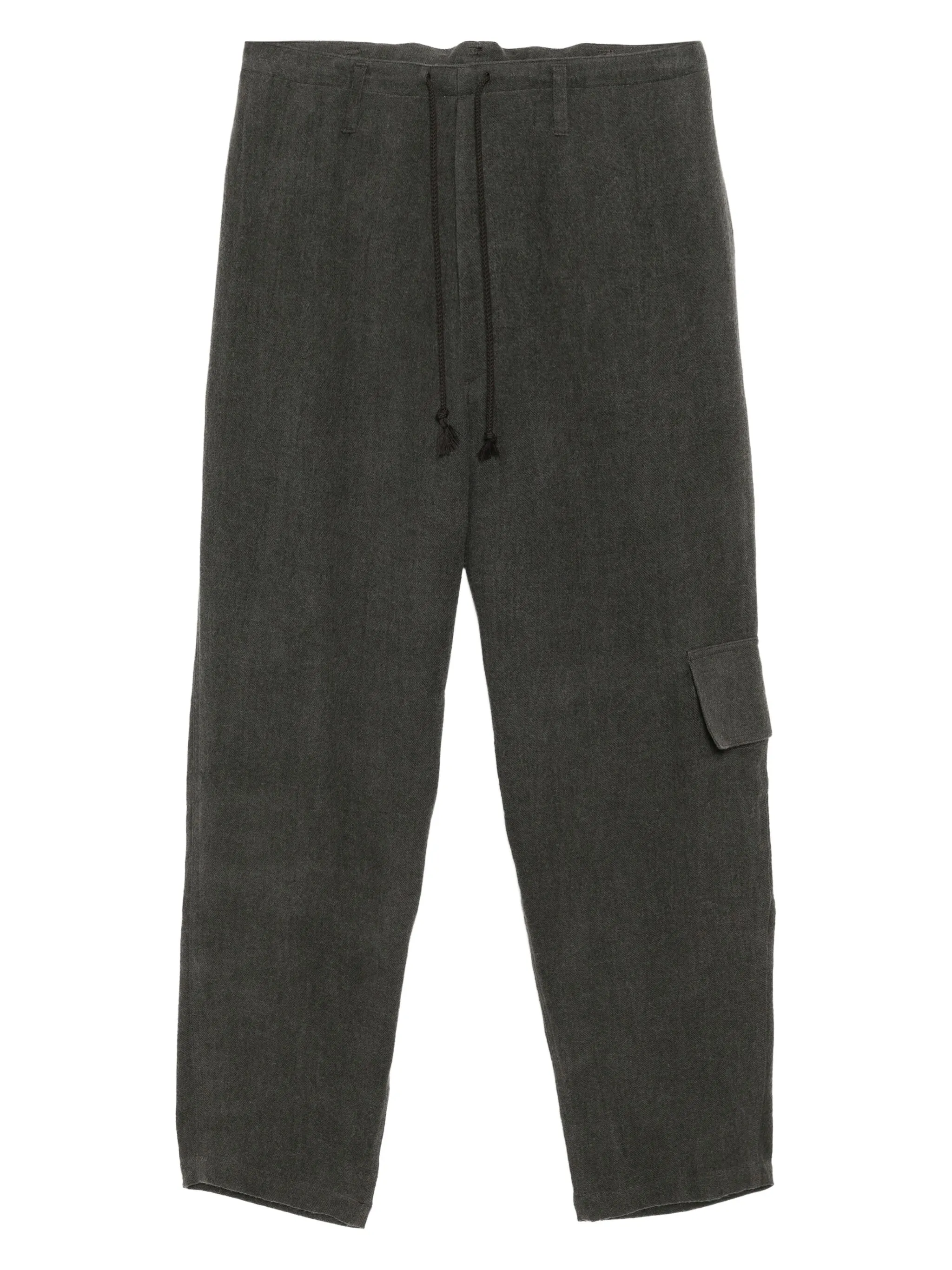 

Брюки с кулиской Yohji Yamamoto, серый