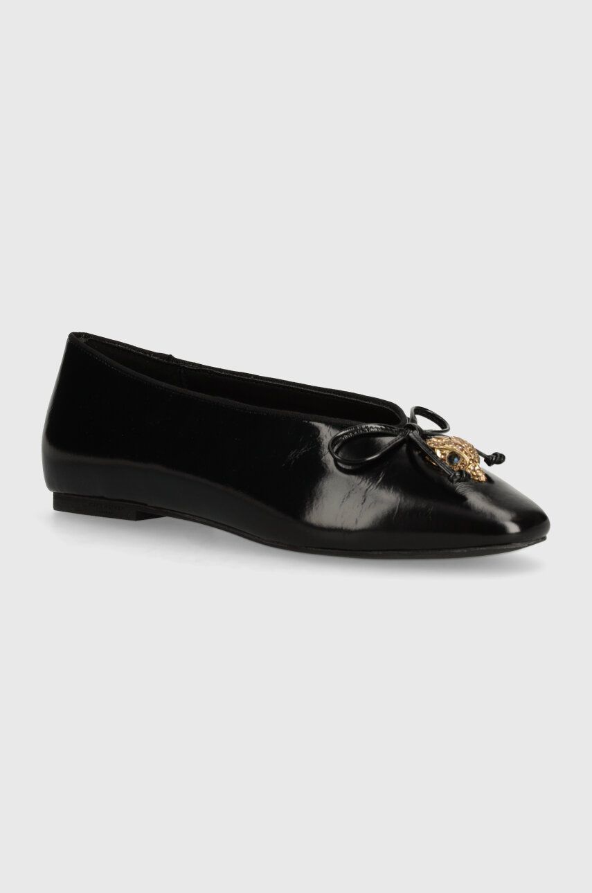 

Кожаные балетки Kurt Geiger London Sloane Eagle Ballerina, черный