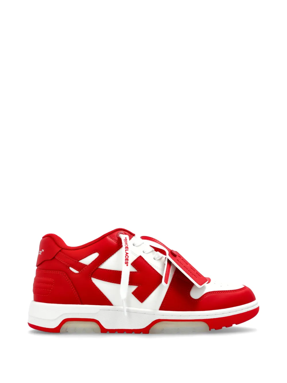 

Кроссовки Out Of Office с деталями в виде стрелы Off-White, красный