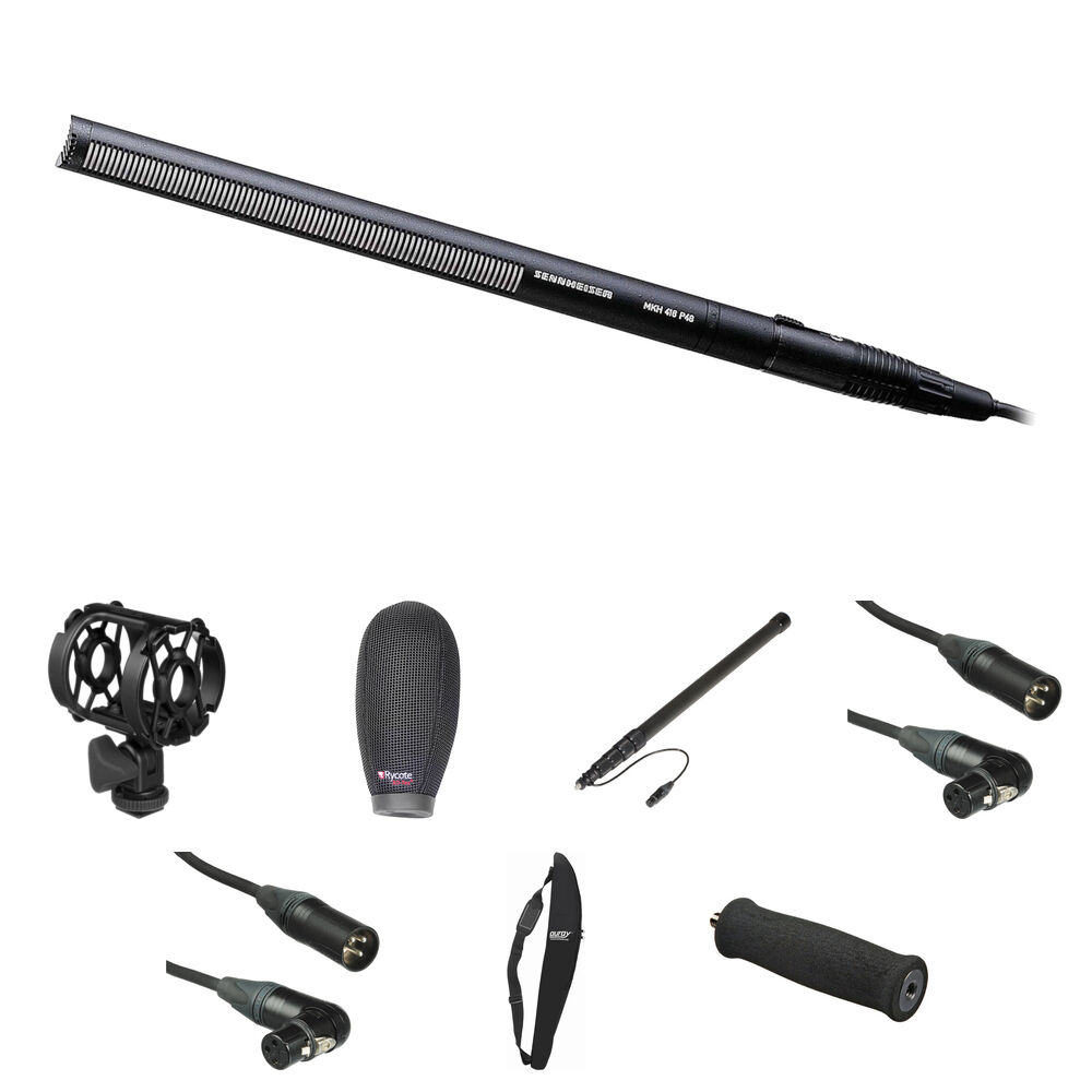 

Влагостойкий направленный микрофон Sennheiser MKH 416-P48U3 - комплект Deluxe для записи на выезде