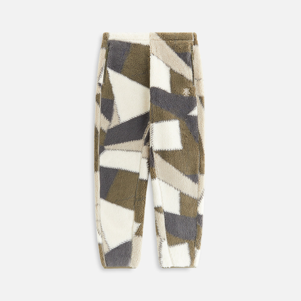 

Брюки Kith Women Chelsea III Patchwork Fleece Jogger, цвет Plaster