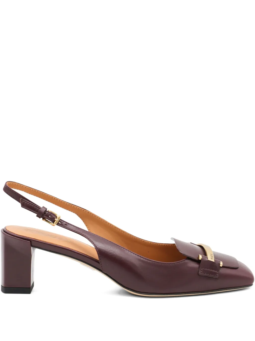 Туфли с ремешком на пятке TOD'S, красный