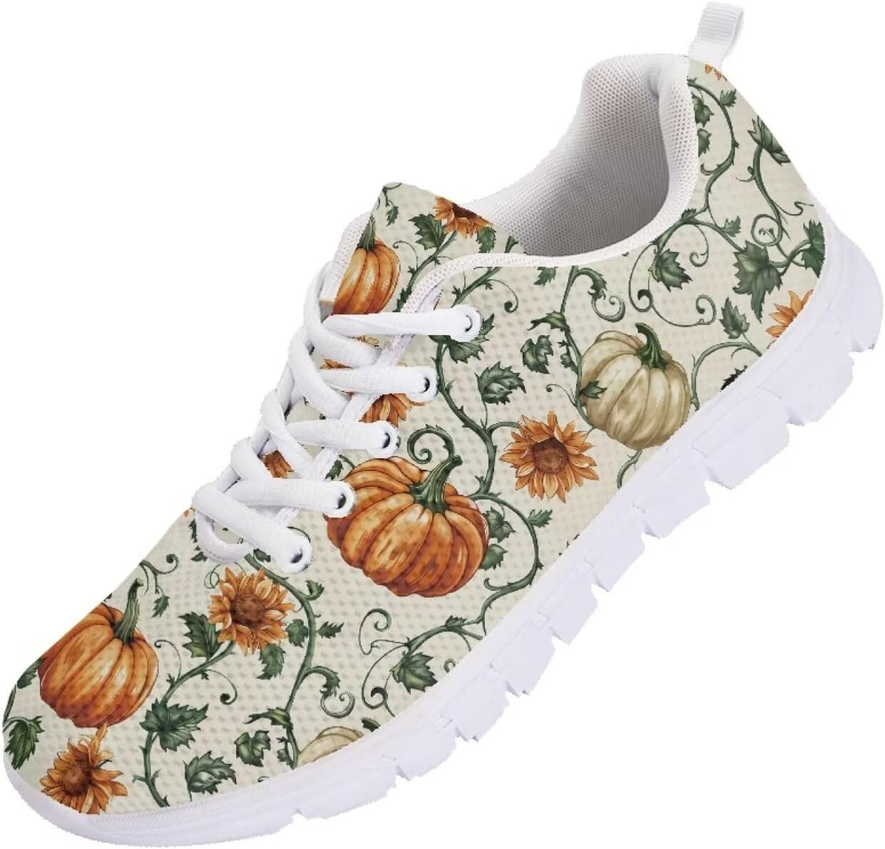 

Мужские кроссовки Funnydude Funny Print для ходьбы, удобные, дышащие, с сеткой, повседневные, Fall Pumpkin