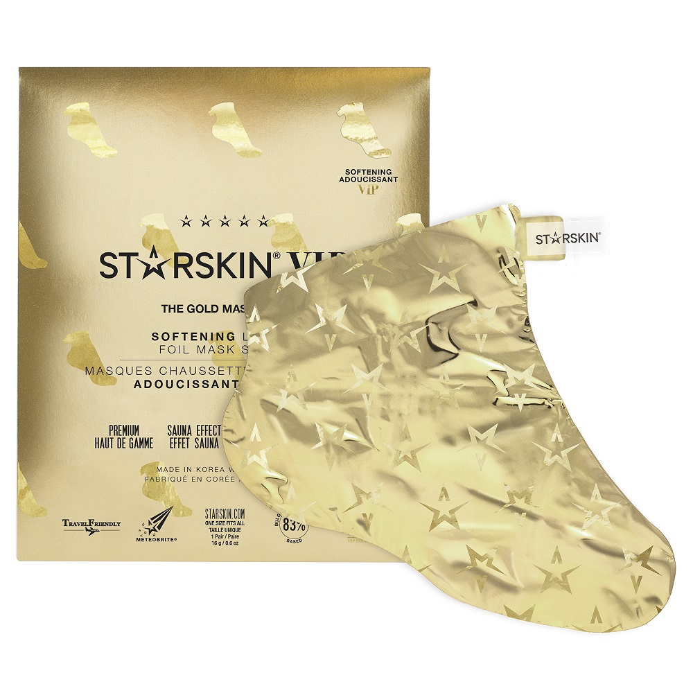 

Смягчающая маска для ног из фольги класса люкс - Носки the gold mask foot softening luxury foil mask socks Starskin, количество 1 шт.