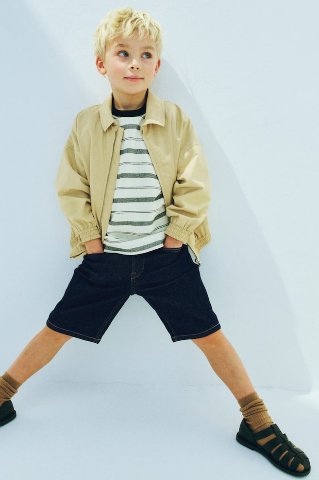 

Свободные джинсовые шорты H&M, синий