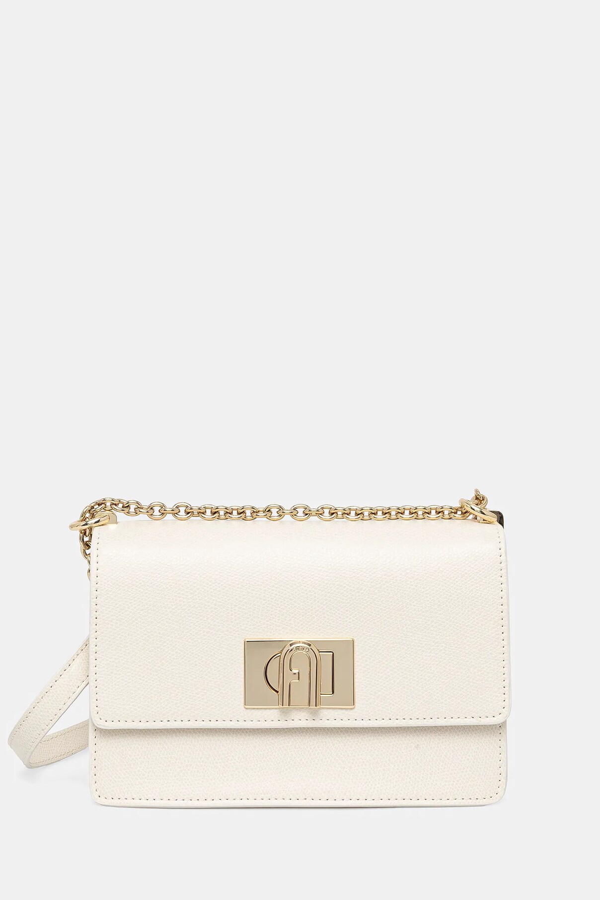 

Сумка из кожи Furla, бежевый
