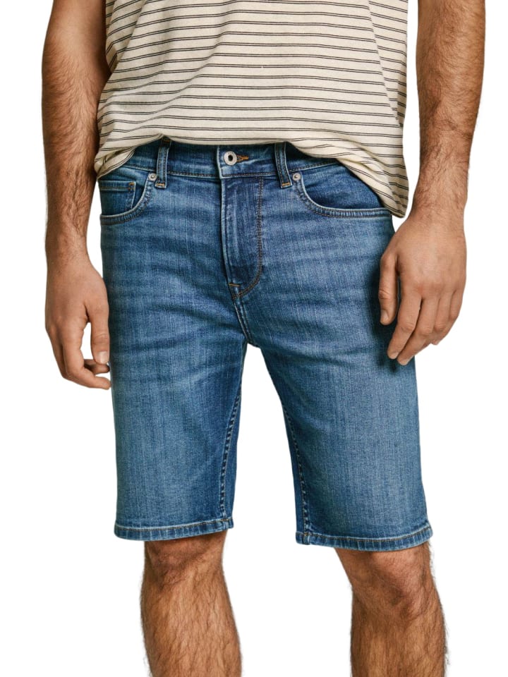 

Тканевые шорты Pepe Jeans, синий