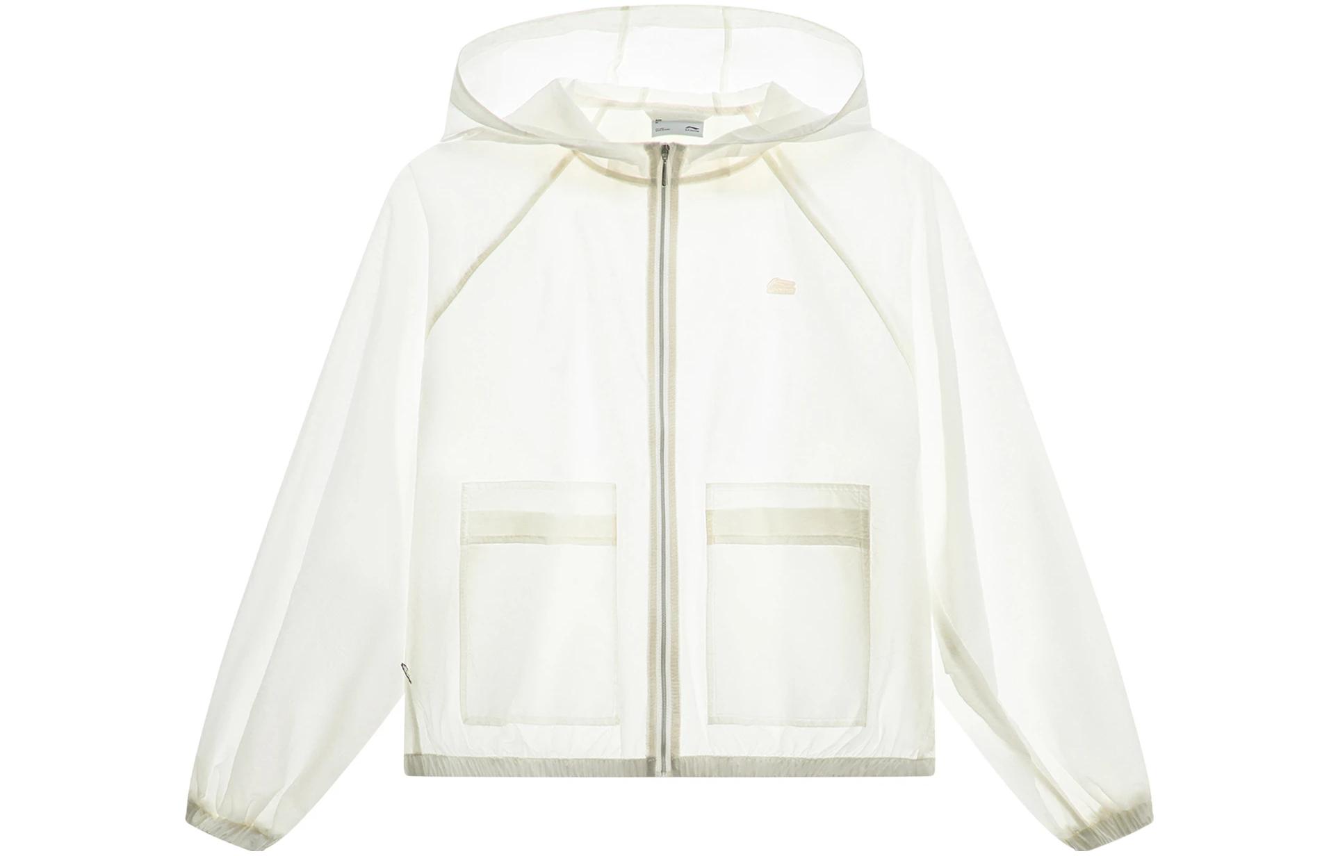 

LINING Sports Trend Series дышащая солнцезащитная одежда для женщин белого цвета