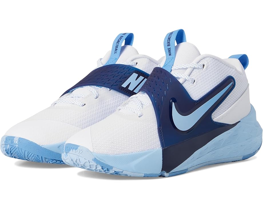 

Кроссовки Nike Kids Team Hustle D 12, цвет White/University Blue/Psychic Blue