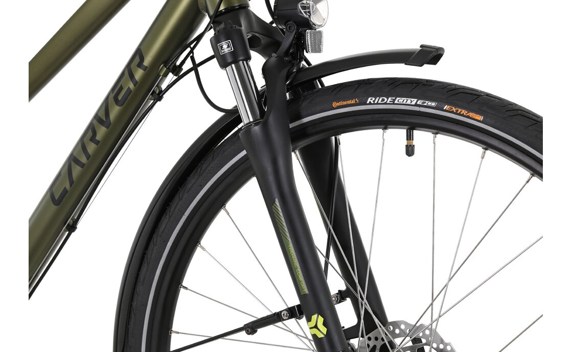 Треккинговый велосипед Carver Tour 110 - 28 дюймов - Damen Sport - 2024, цвет Grün|greenmetal black greenyellow — фото 4