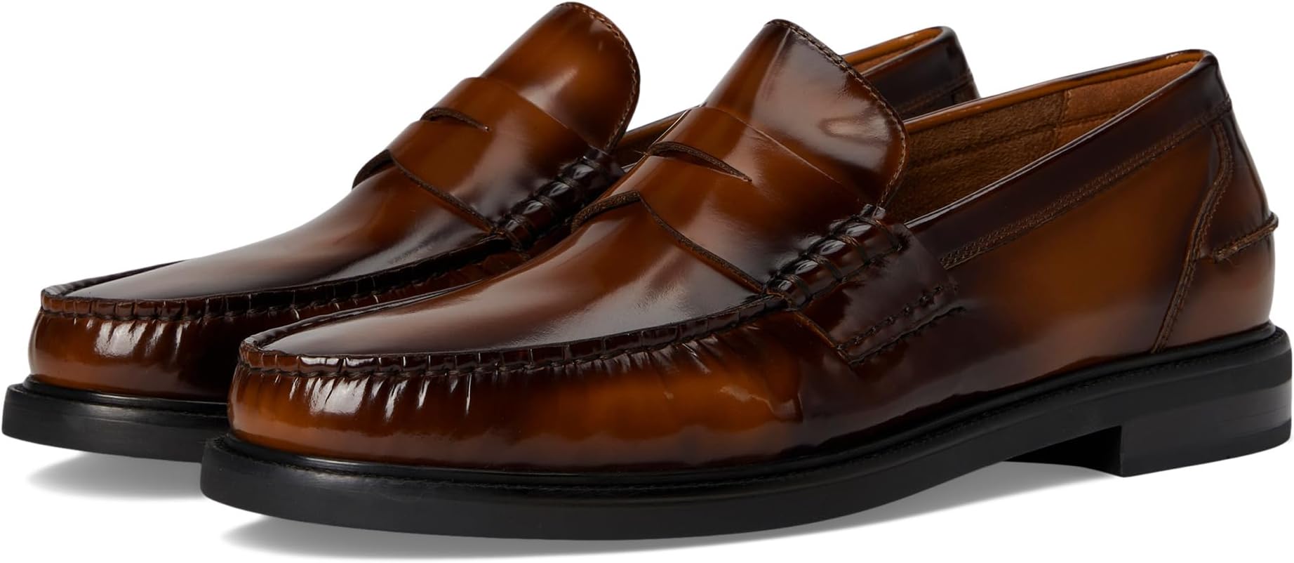

Лоферы Cole Haan Pinch Prep Penny Loafer, Dark Chocolate BOX Brush Off/Black