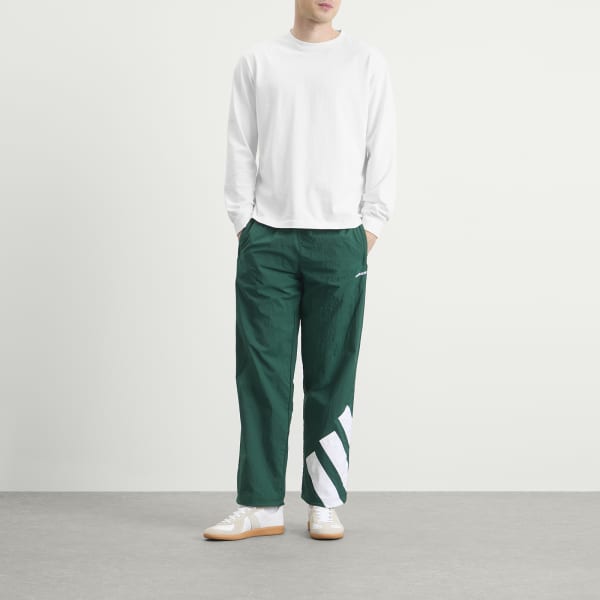 Спортивные штаны Adidas, collegiate зеленый & белый — фото 4