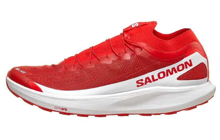 

Кроссовки мужские низкие красные/белые Salomon