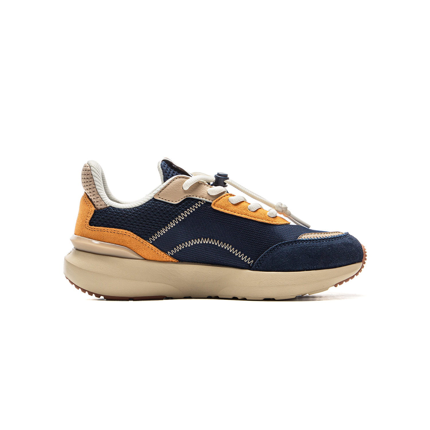 LINING YOUNG Кроссовки Lifestyle Low Top для детей Dark Ship Blue/Ivory/Smelted Gold Brown — фото 3