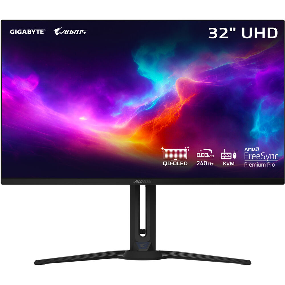 

Игровой монитор Gigabyte AORUS FO32U2 32" 4K HDR 240 Гц OLED (черный)