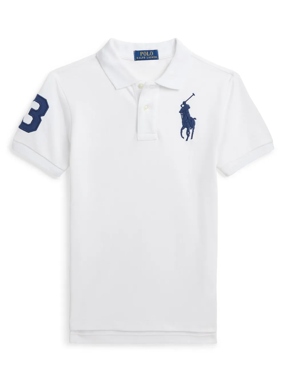 

Рубашка поло с вышивкой Polo Pony POLO RALPH LAUREN KIDS, белый