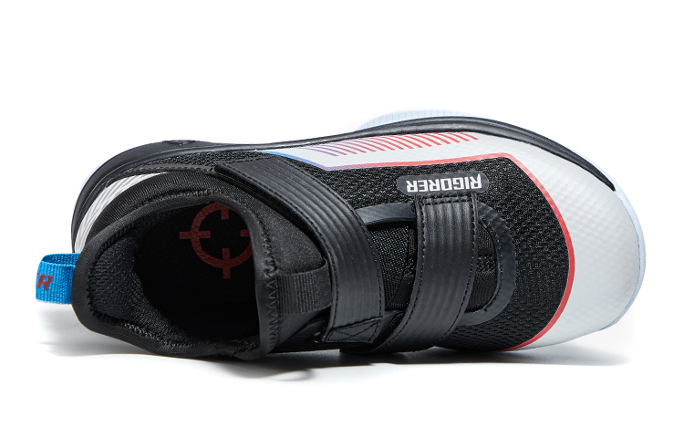 

Износостойкие баскетбольные кроссовки Mid Top для детей RIGORER, черно-белые