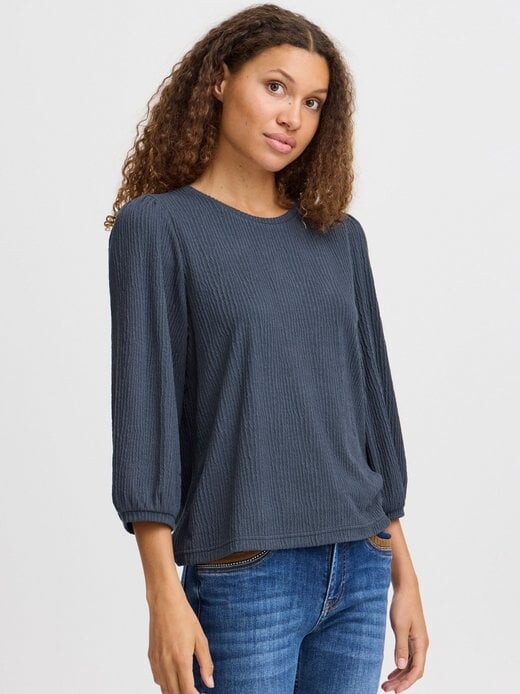 

Блузка с длинными рукавами pzjane футболка с рукавами 3/4 Pulz Jeans, синий