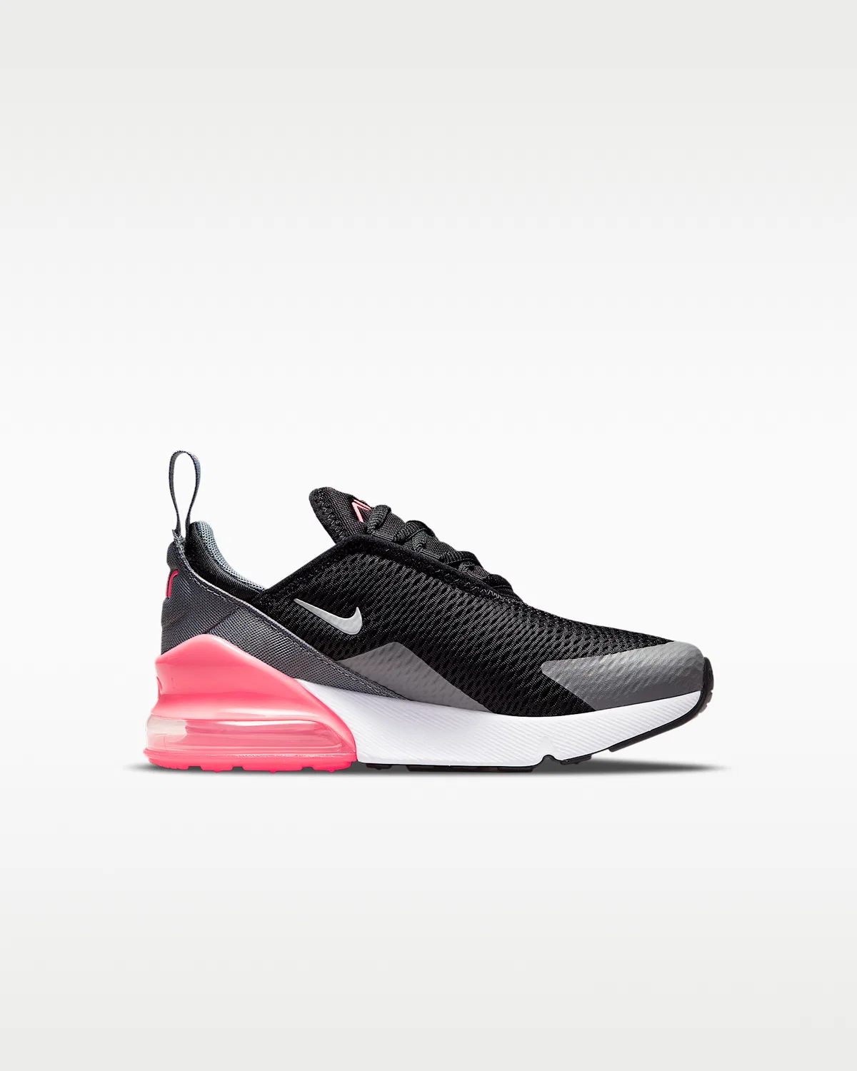 Кроссовки Nike Air Max 270 для малышей, Black/Smoke Grey/Sunset Pulse/Metallic Silver — фото 3