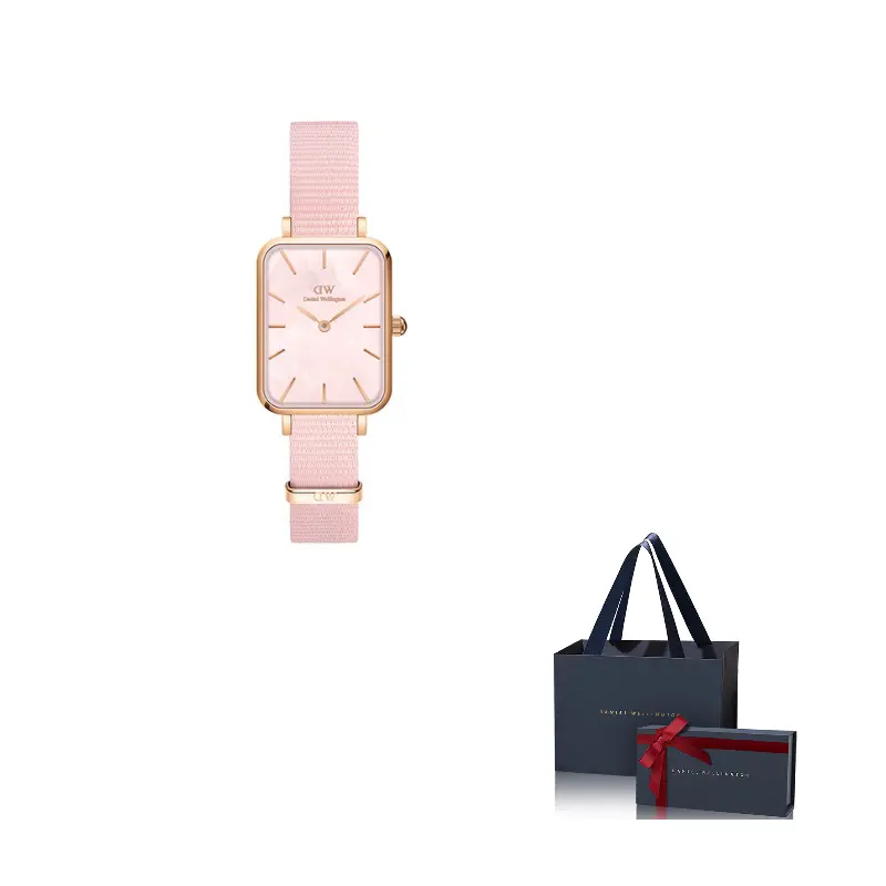 

DW/DanielWellington Часы Daniel Wellington Quadro Coral 20x26mm, Pink Watch Dial