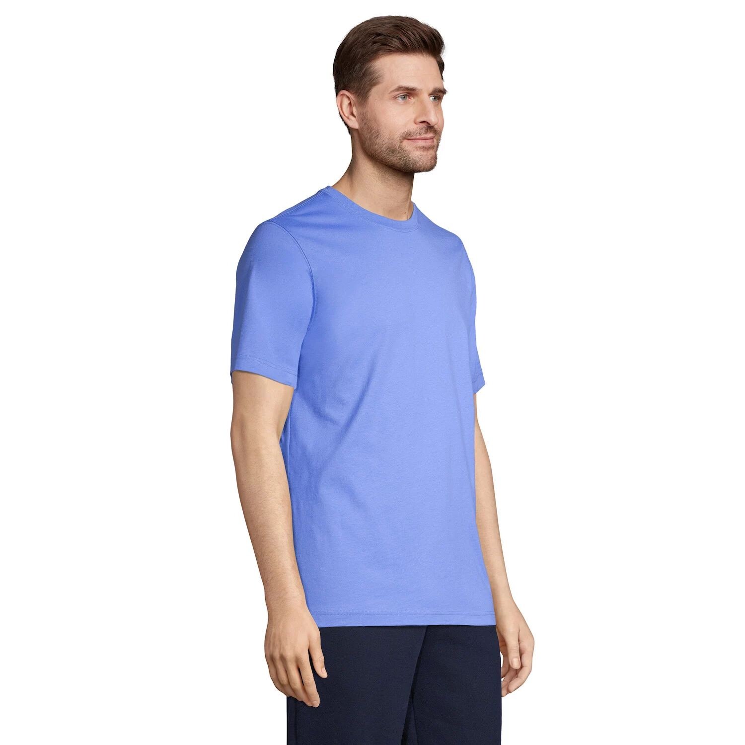 

Футболка Big & Tall Super-T Lands' End, черный