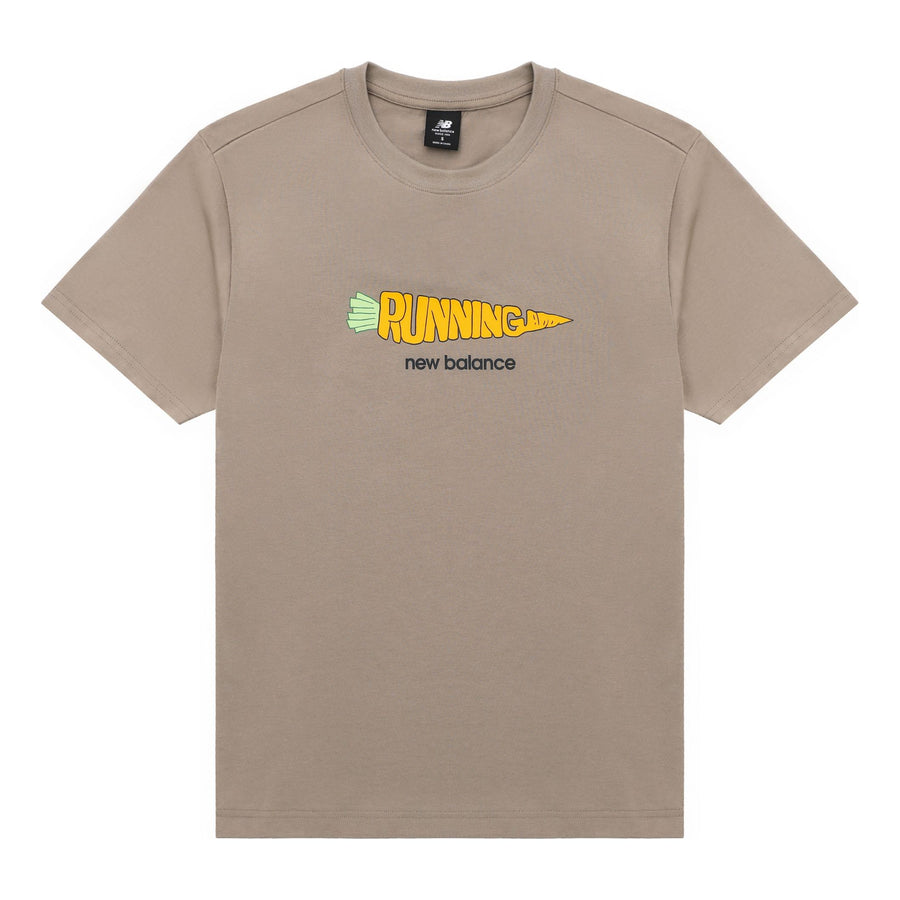 

Футболка New Balance Running Graphic Tee 'Brown Orange', коричневый
