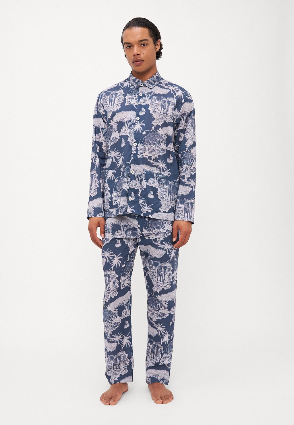 

Пижама MENS POCKET - Pyjama set Desmond & Dempsey, синий