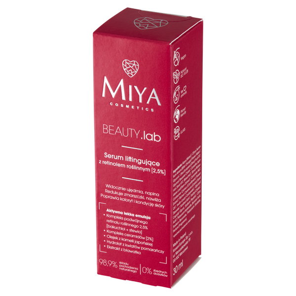 Эмульсия Miya Cosmetics — Лифтинг- с растительным ретинолом , % для лица, Beauty.Lab, 30 мл — фото 3