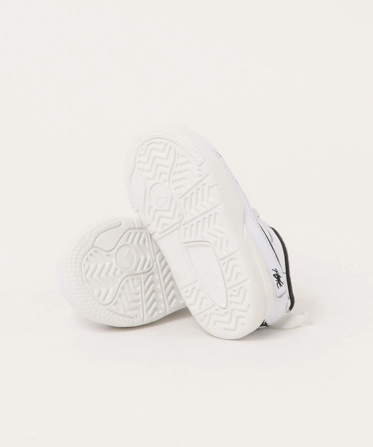 Детские кроссовки JORDAN FLIGHT COURT (TD) из натуральной кожи Jordan Brand белые — фото 3