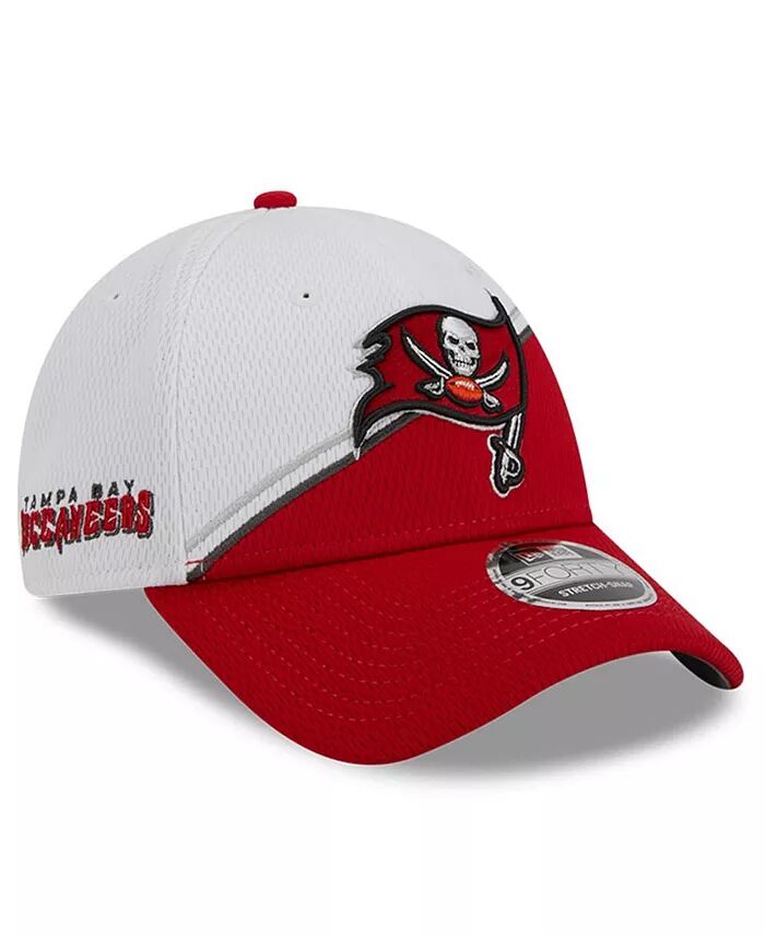 

Мужская бело-красная регулируемая кепка Tampa Bay Buccaneers 2023 Sideline 9FORTY New Era, белый