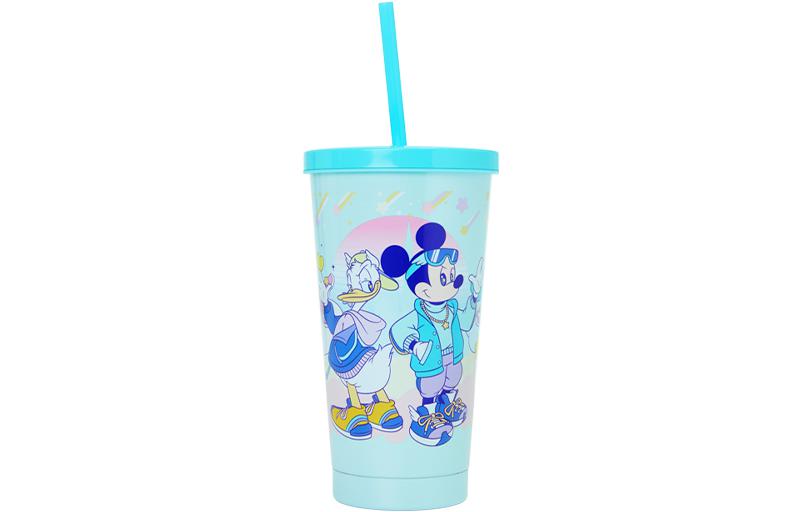 Весенняя кружка пластиковая Mickey Mouse And Friends 2023 Disney, синий — фото 2