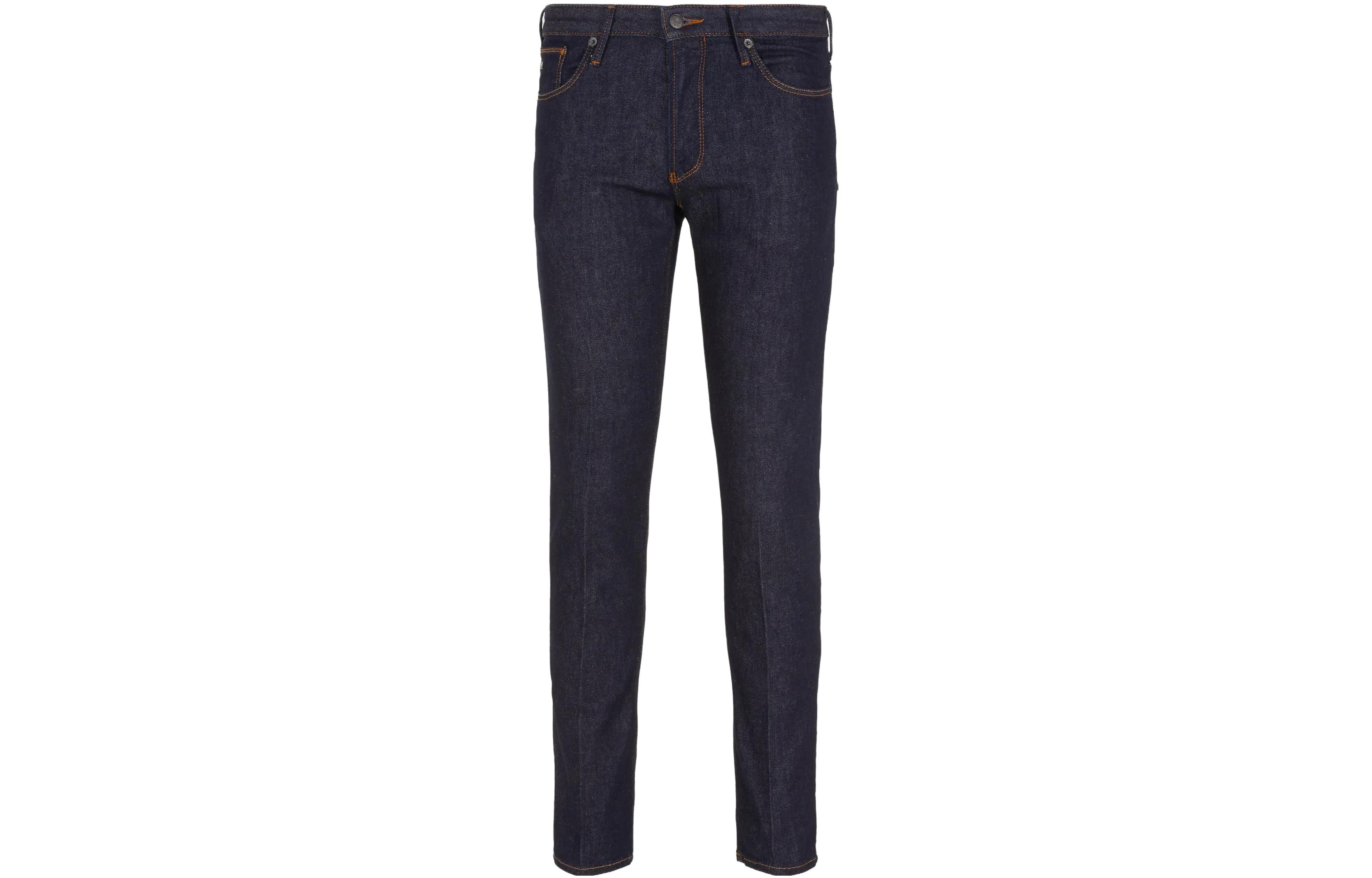 Джинсы J75 Slim fit Rinse wash EMPORIO ARMANI, черный — фото 3