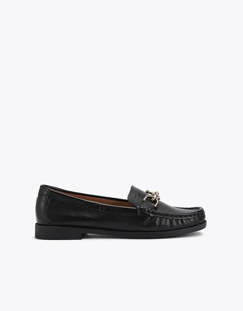 Туфли KG Kurt Geiger Miller на плоской подошве из черной кожи