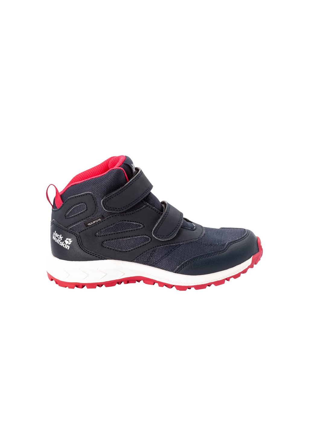 

Кроссовки WOODLAND TEXAPORE MID VC K Jack Wolfskin, цвет dark blue / pink