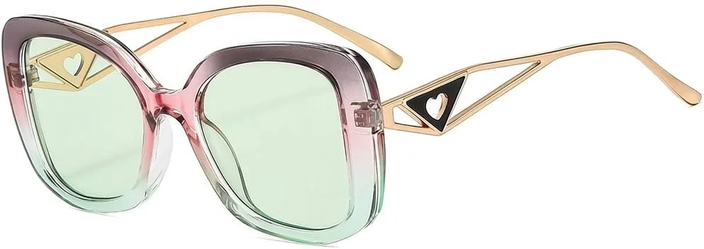 

Солнцезащитные очки Melrose Oversized Square 90s для женщин, модные очки «кошачий глаз», стильные солнцезащитные очки с защитой от УФ-излучения UV400, C1