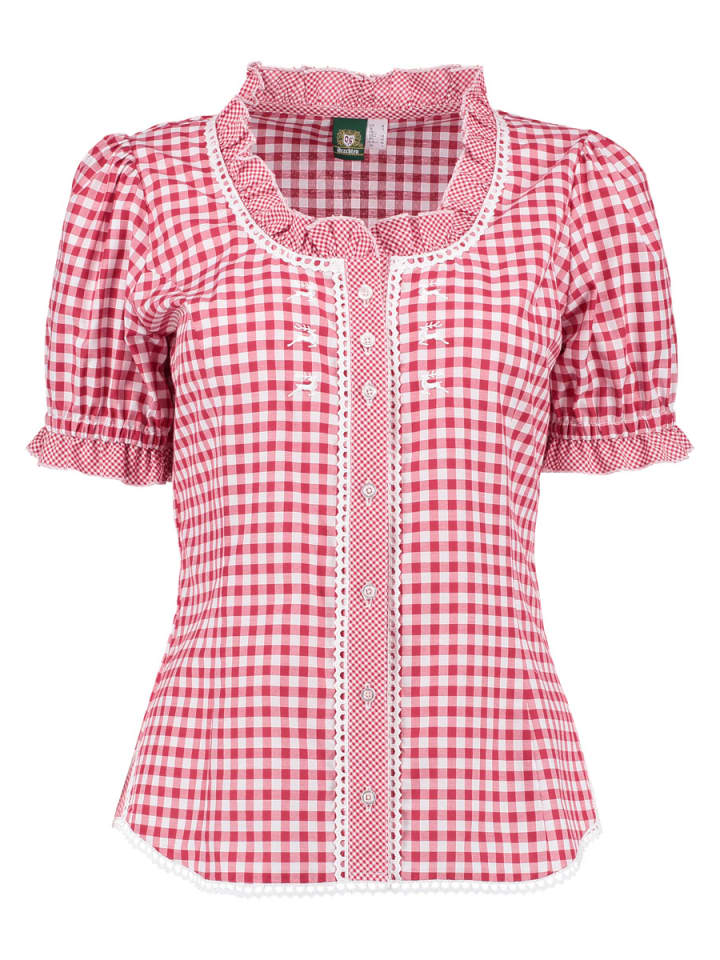 

Традиционная блузка в стиле пэрор средне-красного цвета OS-Trachten