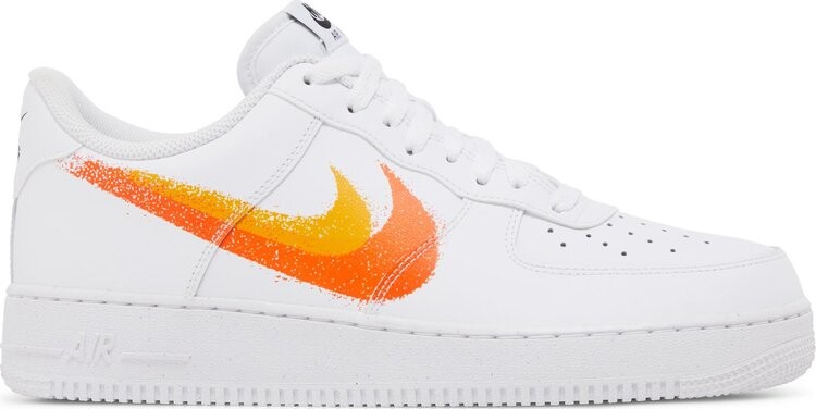 

Кроссовки Air Force 1 '07 'Spray Paint Swoosh - Safety Orange', белый, Оранжевый;белый, Кроссовки Air Force 1 '07 'Spray Paint Swoosh - Safety Orange', белый